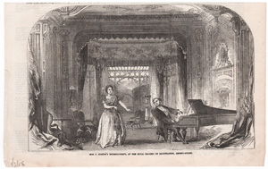 antique music prints (19th century)